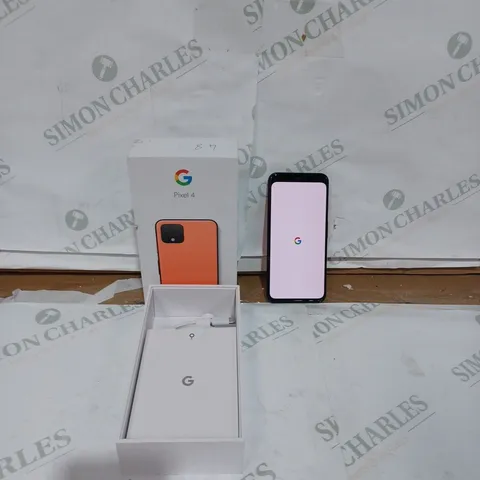 GOOGLE PIXEL 4 64GB SMART PHONE - OH SO ORANGE