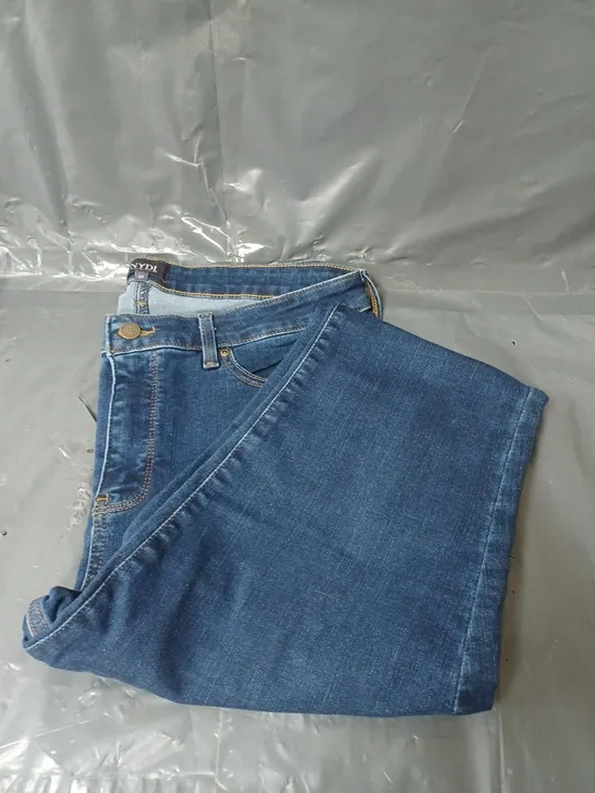 NYDJ ALINA ANKLE JEANS MID BLUE SIZE 16