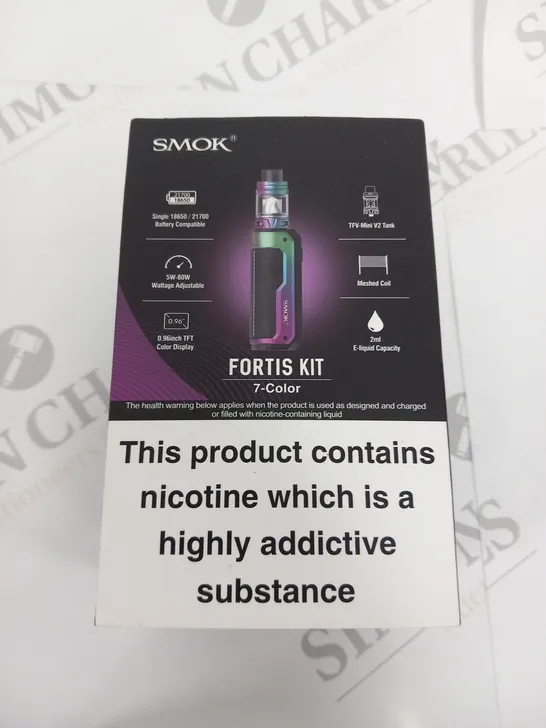 BOXED SMOK FORTIS KIT 7 COLOUR