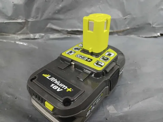 RYOBI ONE 18V LITHIUM+ 2.5AH RRP £65.99