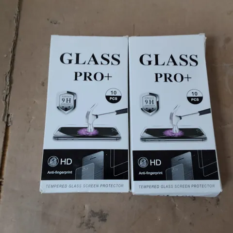 LARGE QUANTITY OF VARIOUS GLASS SCREEN PROTECTORS 