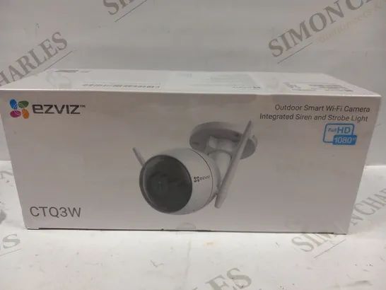 BOXED EZVIZ CTQ3W OUTDOOR SMART WI-FI CAMERA INTEGRATED SIREN AND STROBE LIGHT