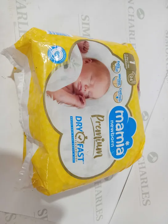 PACK OF MAMIA NEWBORN DRYFAST NAPPIES 