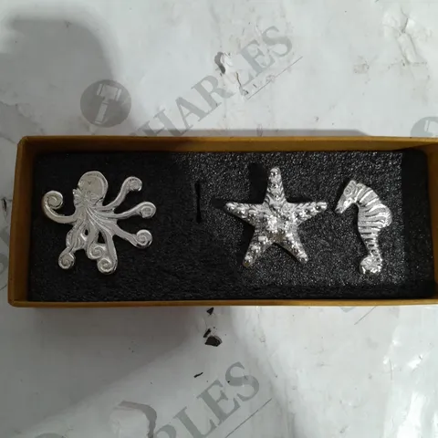 BOXED GULINARY CONCEPTS LONDON GLASS CHARMS