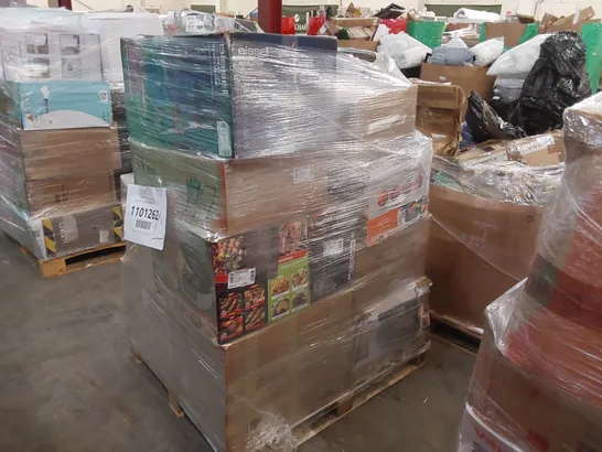 PALLET OF APPROXIMATELY 22 UNPROCESSED RAW RETURN HOUSEHOLD AND ELECTRICAL GOODS TO INCLUDE;