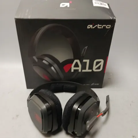 ASTRO A10 GAMING HEADSET BLACK