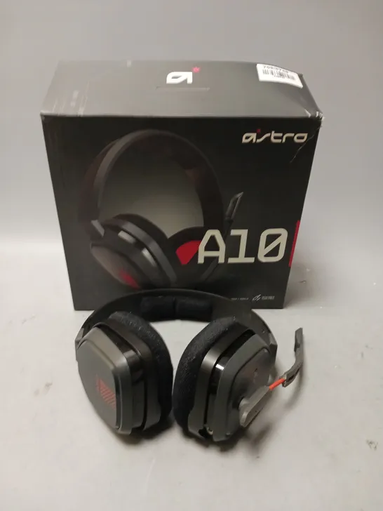 ASTRO A10 GAMING HEADSET BLACK