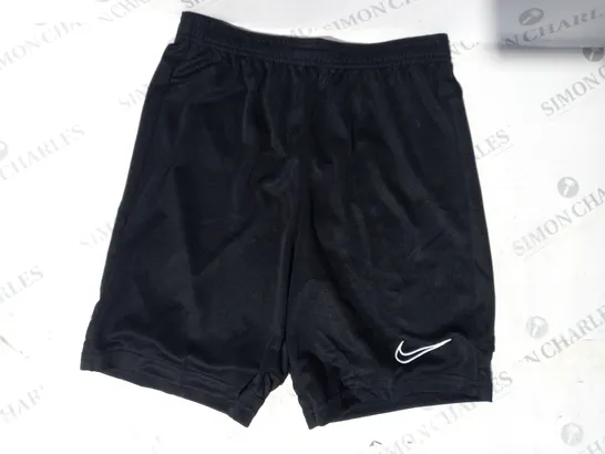 NIKE ACADEMY JUNIOR SHORTS IN BLACK SIZE L
