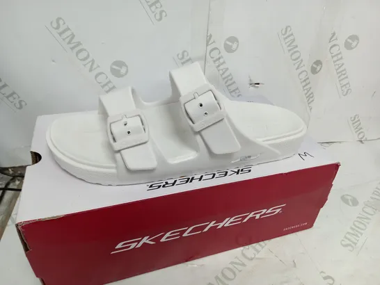 SKETCHERS FOAMIES WHITE SANDAL SIZE 7