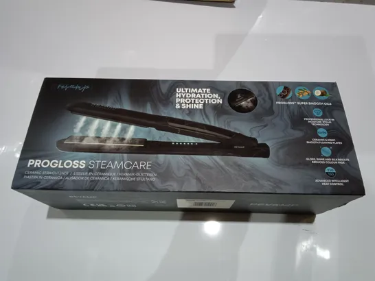 BOXED REVAMP PROGLOSS STEAMCARE CERAMIC STRAIGHTENER ST-1600-GB