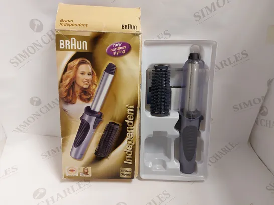 BRAUN INDEPENDANT CORDLESS HAIR CURLER