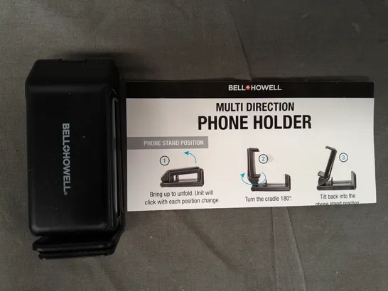 BOXED BELL & HOWELL SET OF 3 360 DEGREE COMPACT PHONE HOLDERS