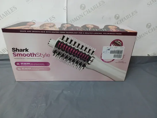 BOXED SHARK SMOOTHSTYLE HOT BRUSH & SMOOTHING COMB