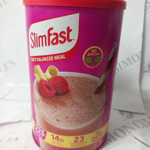 TWO TUBS OF SLIMFAST TASTY BALANCED MEAL SHAKES 584G