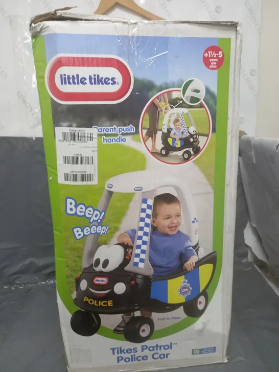 BOXED LITTLE TIKES POLICE PATROL CAR RRP £69.99