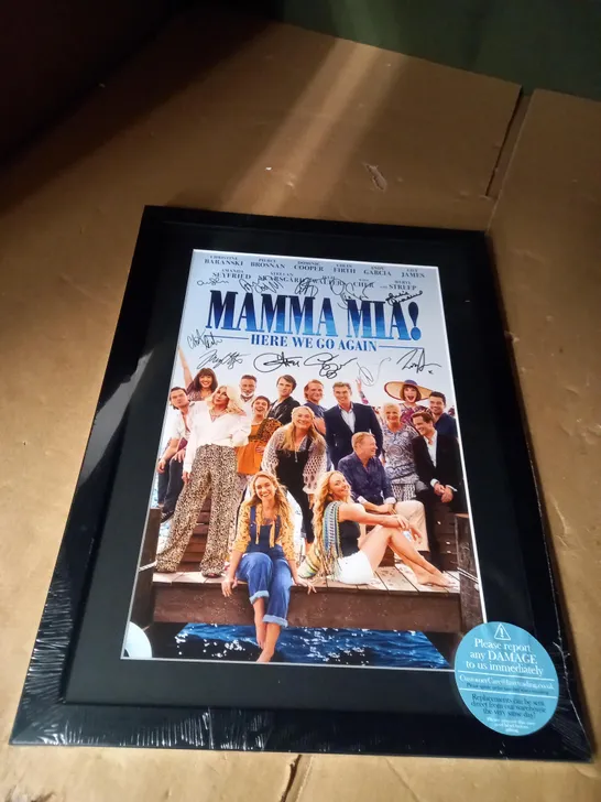 SIGNED MAMMA MIA POSTER 