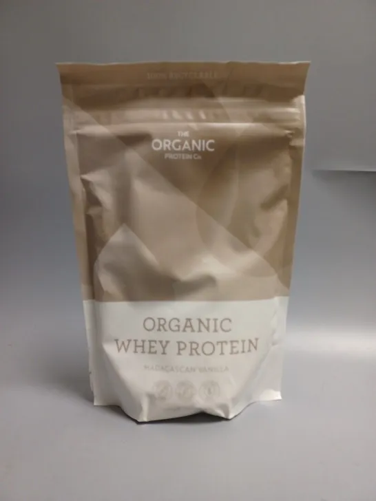 SEALED THE ORGANIC PROTEIN CO ORGANIC WHEY PROTEIN - MADAGASCAN VANILLA 400G