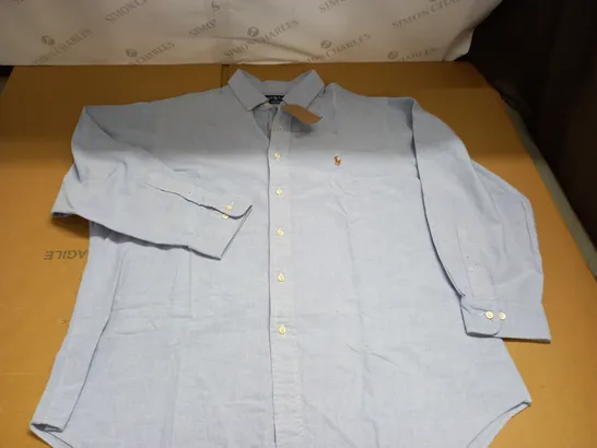 RALPH LAUREN 90'S HEAVY COTTON SHIRT - L