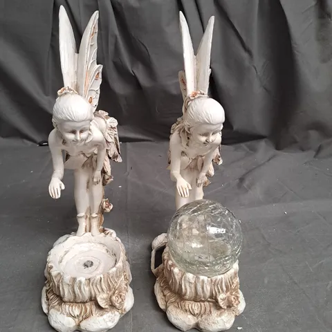 BOXED GARDEN REFLECTIONS SET OF 2 SOLAR FAIRIES