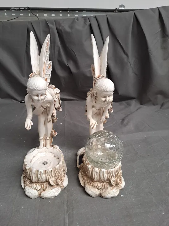 BOXED GARDEN REFLECTIONS SET OF 2 SOLAR FAIRIES