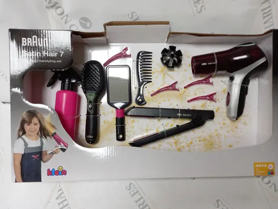 BRAUN MEGA HAIRSTYLING TOY GIFT SET RRP £34.99