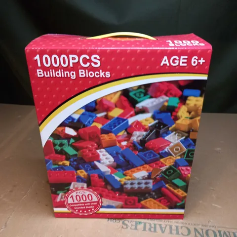 1000 PIECE BUILDING BLOCLS AGES 6+