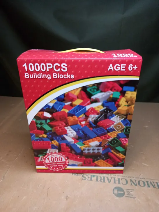 1000 PIECE BUILDING BLOCLS AGES 6+