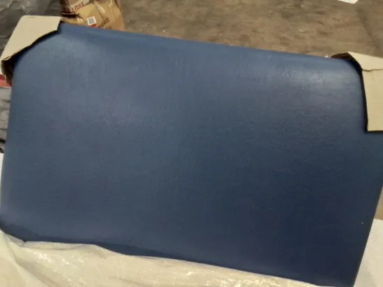 BLUE FAUX LEATHER SINGLE HEADBOARD 