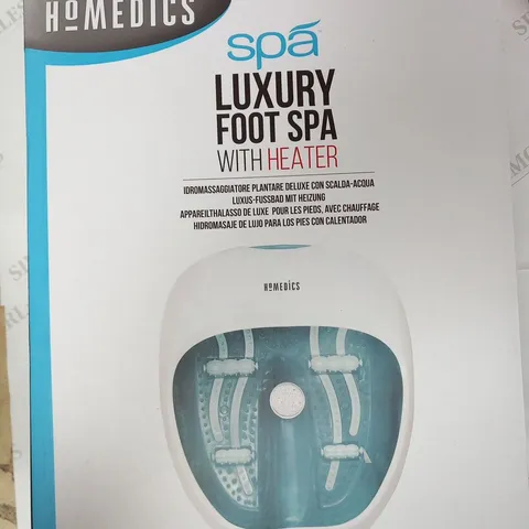 BOXED HOMEDICS SPA LUXURY FOOT SPA WITH HEATER FS-25-EU