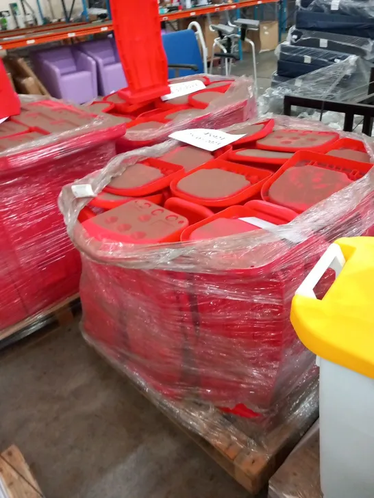 PALLET OF APPROXIMATELY 24 FIRE EXTINGUISHER TROLLEYS