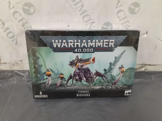 SEALED WARHAMMER 40,000 TYRANDIS BIOVORE - 4 MINIATURES