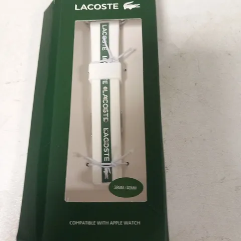 BOXED LACOSTE WATCH STRAP COMPATIBLE WITH APPLE WATCH