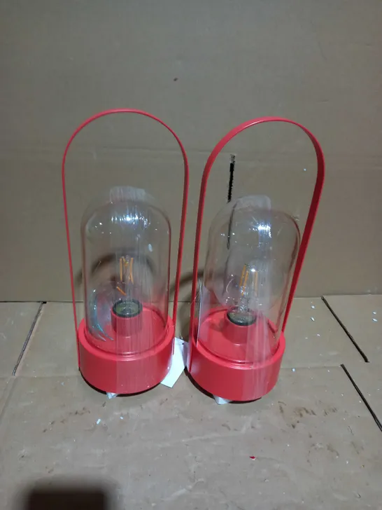 BUNDLEBERRY BY AMANDA HOLDEN SET OF 2 INDOOR OUTDOOR LANTERNS