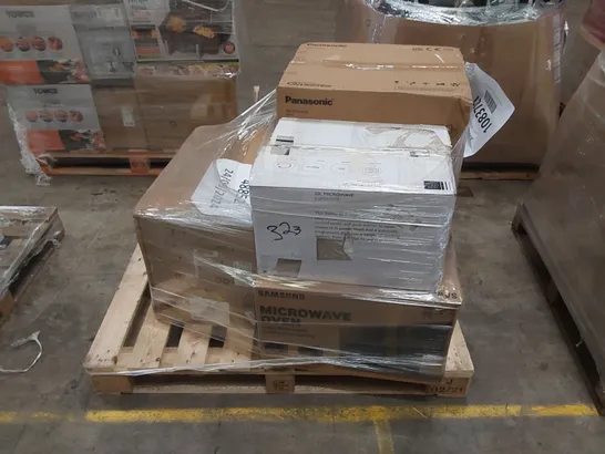 PALLET OF APPROXIMATELY 5 UNPROCESSED RAW RETURN MICROWAVES TO INCLUDE;