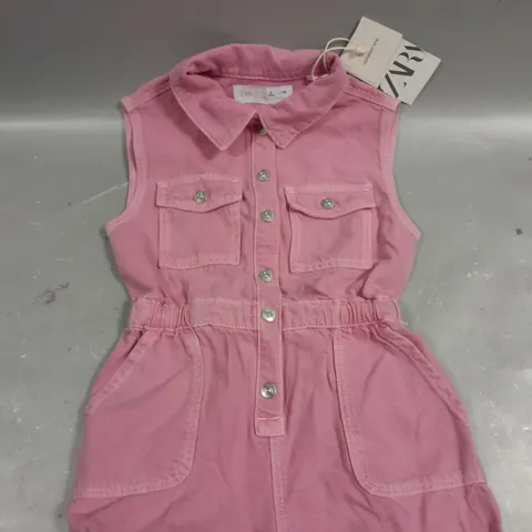 ZARA CHILDRENS SLEEVELESS FULL LENGTH OUTFIT - 6YRS 