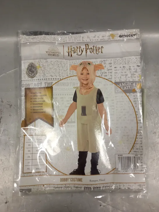 AMSCAN HARRY POTTER DOBBY COSTUME - 3/4YRS