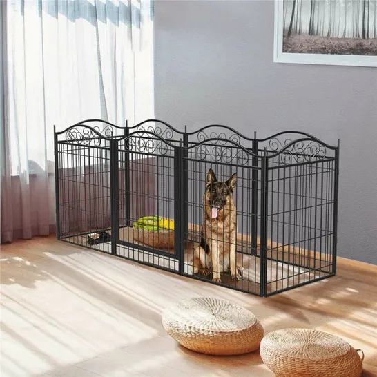 BOXED LARIAT 190CM HEAVY DUTY METAL DOG PEN 