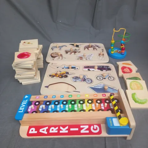 ASSORTED CHILDRENS LEARNING ACCESSORIES & TOYS 