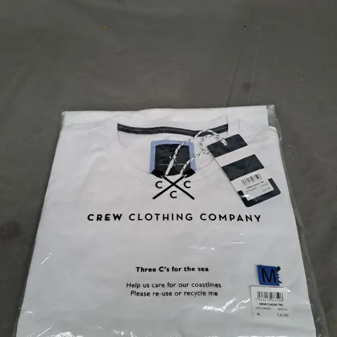 BAGGED CREW CLOTHING COMPANY CLASSIC CREW TEE SIZE M