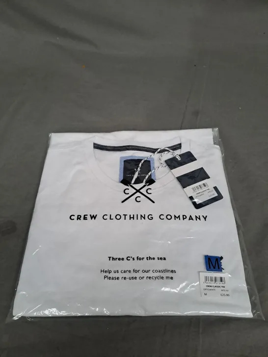 BAGGED CREW CLOTHING COMPANY CLASSIC CREW TEE SIZE M