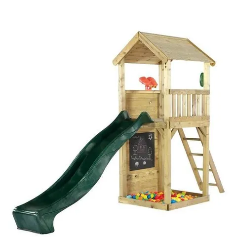 BOXED PLUM LOOKOUT TOWER AND SWING SET (6 BOXES)