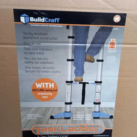 BUILDCRAFT 3.2M TELESCOPIC LADDER