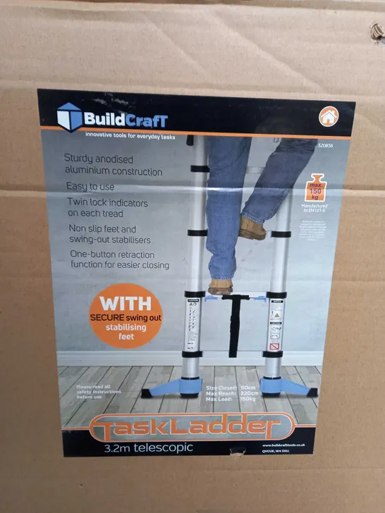 BUILDCRAFT 3.2M TELESCOPIC LADDER