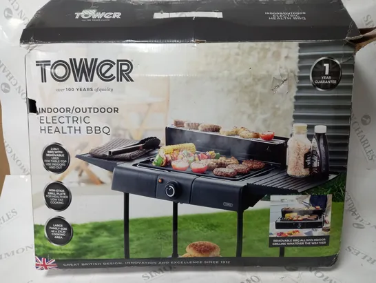 TOWER INDOOR/OUTDOOR ELECTRIC HEALTH BBQ (COMES WITH LEGS)