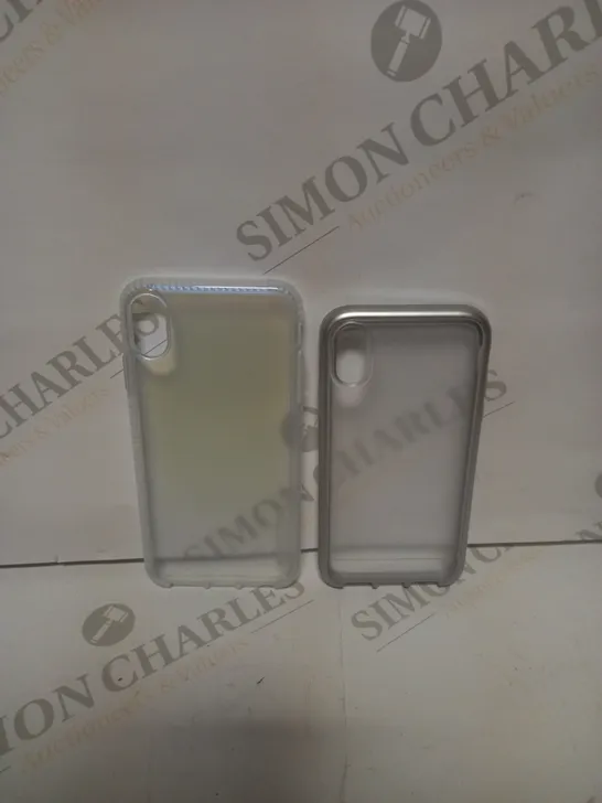 APPROXIMATELY 83 BRAND NEW BOXED TECH 21 ELECTRICAL CASES TO INCLUDE; 54 IPHONE XS MAX SHIMMER PHONE CASE , 29 IMPACT SHIELD ANTI GLARE SCREEN PROTECTOR AND 1 EVO ELITE PHONE CASE