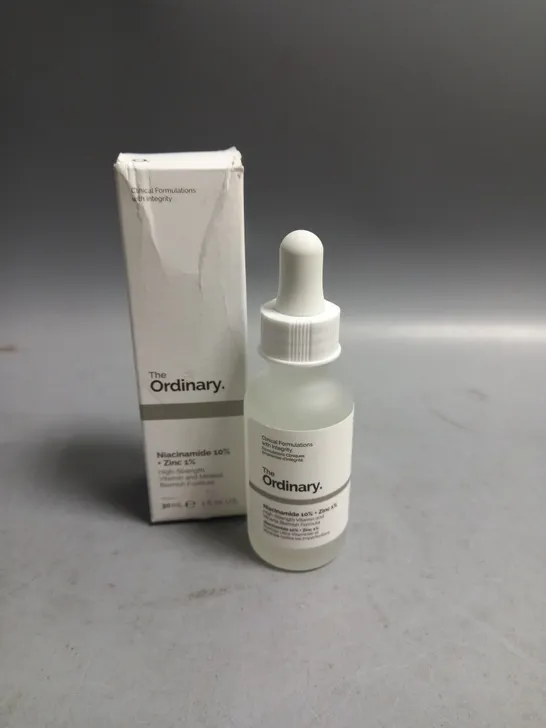 THE ORDINARY HIGH STRENGTH NIACINAMIDE 10% AND ZINC 1% SERUM 30ML