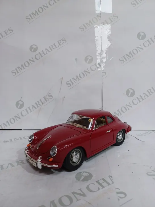 BURAGO PORSCHE 356 B IN RUBY RED