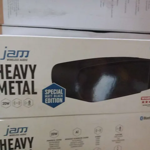 BOXED JAM WIRELESS AUDIO HEAVY METAL BLUETOOTH SPEAKER