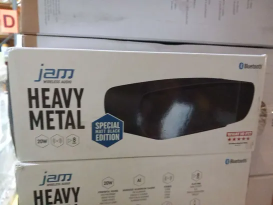 BOXED JAM WIRELESS AUDIO HEAVY METAL BLUETOOTH SPEAKER