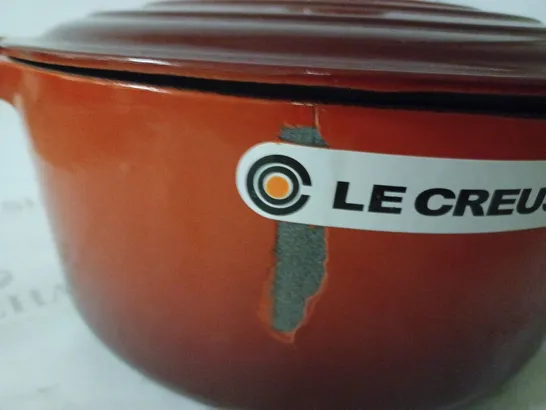 LE CREUSET CAST IRON CASSEROLE POT